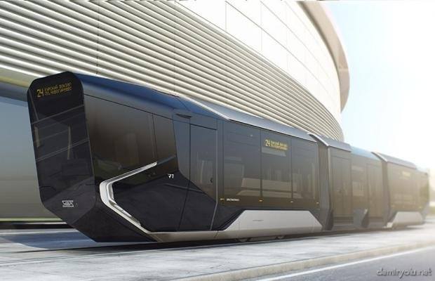 İşte Rusya’nın akvaryum görünümlü yeni tramvayı: R1