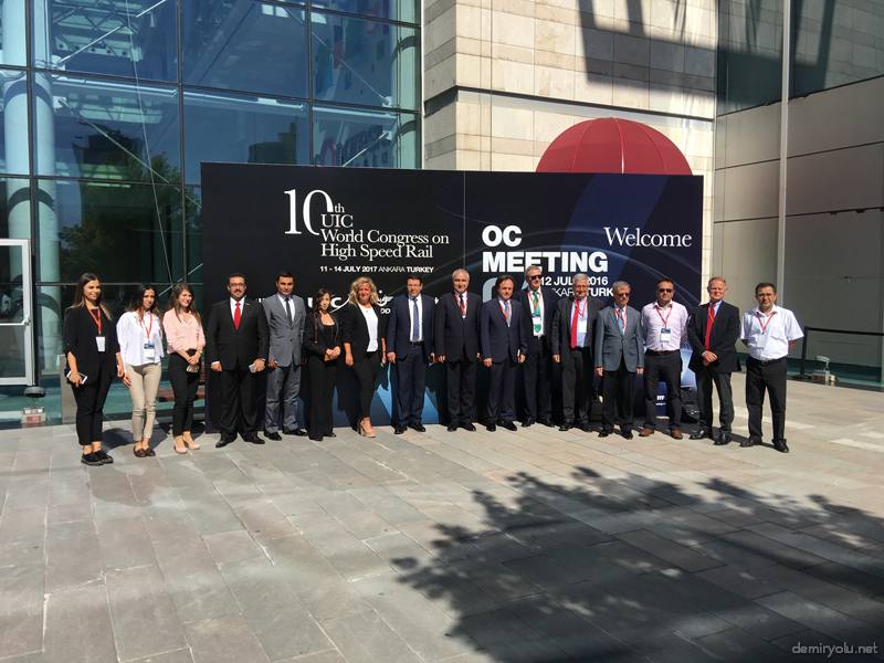 UIC 10.Yüksek Hızlı Demiryolu Kongresi Organizasyon Komitesi Toplantısı Ankara’da Yapıldı