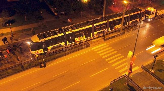 Samsun’da Yerli Tramvay Raylara İndi