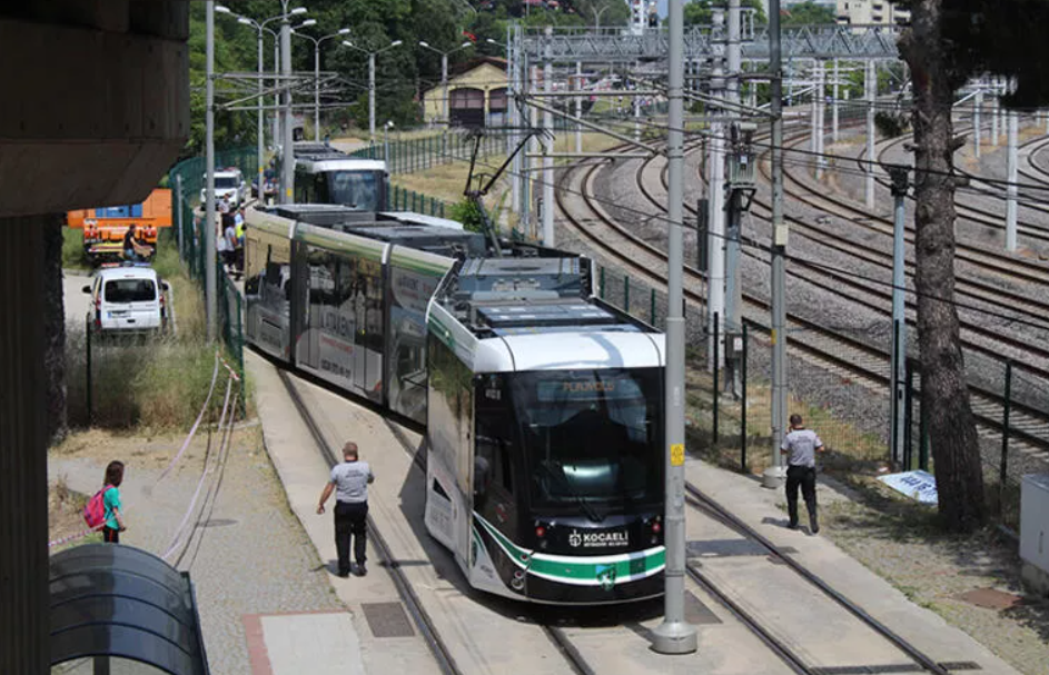 Kocaeli’nde Tramvay Kazası