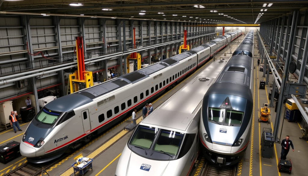 Amtrak, Philadelphia’da Yeni Tren Bakım Tesisi İnşaatına Başladı
