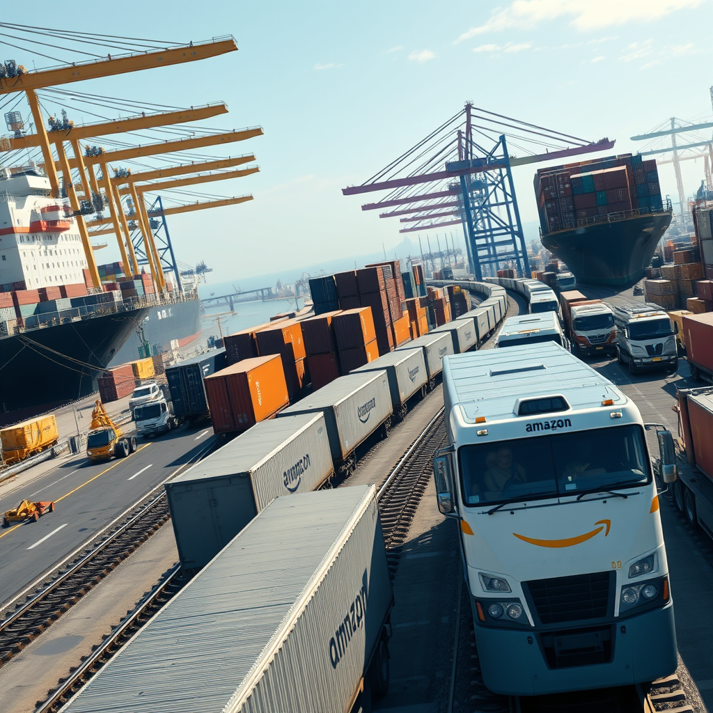 Amazon’un Yeşil Lojistik Devrimi: Demiryolu ve Deniz Taşımacılığı