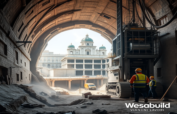Roma Metro Hattı C: Venezia İstasyonu’nun İnşası
