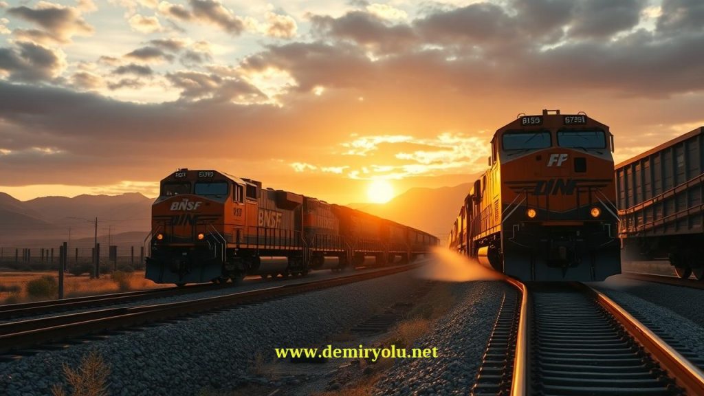 BNSF, UP Hatlarını Kullanacak: Balast Erişimi Sağlandı