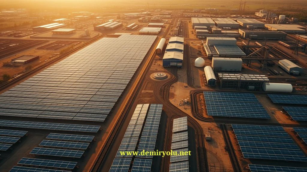 TÜRASAŞ Güneş Enerjisi Santrali Kuruyor: Üretim Yenilenebilir Enerjiyle.