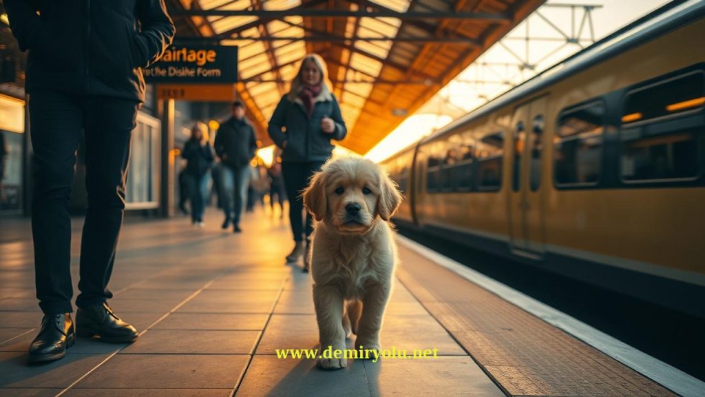 BK Demiryolu: Rehber Köpek Yavruları İstasyon Eğitimi Başladı