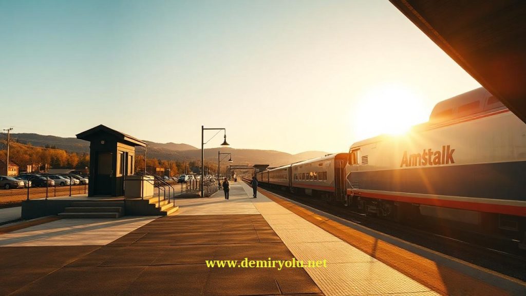 Amtrak, Vermont’ta İlk Tam Boy Seviyeli Biniş Platformunu Açtı