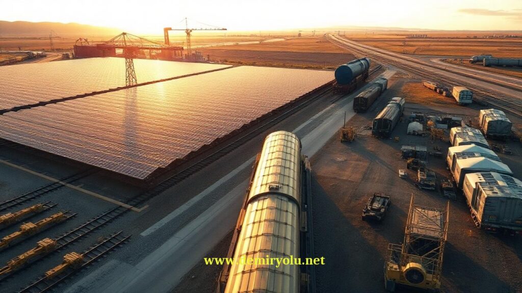 Rocky Mountain, Güneş Enerjili Tesisten İlk Rayı Sevk Etti